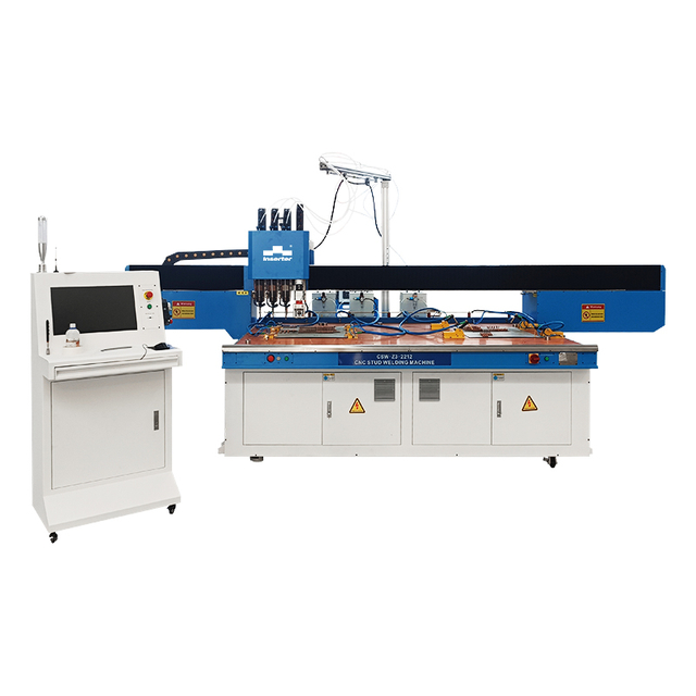 Machine de soudage de goujons CNC automatique à 3 axes et 3 têtes de soudage